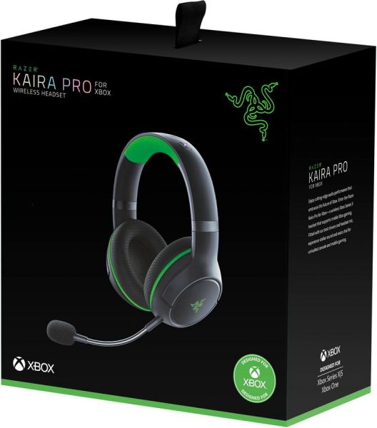 Bluetooth-гарнитура Razer Kaira Pro для Xbox черный/зеленый