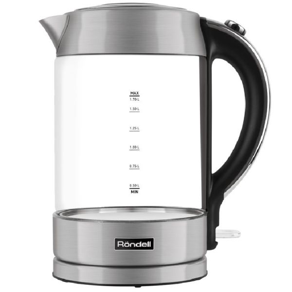 Электрический чайник Rondell 1001-RE-01 серебристый 1,7 л